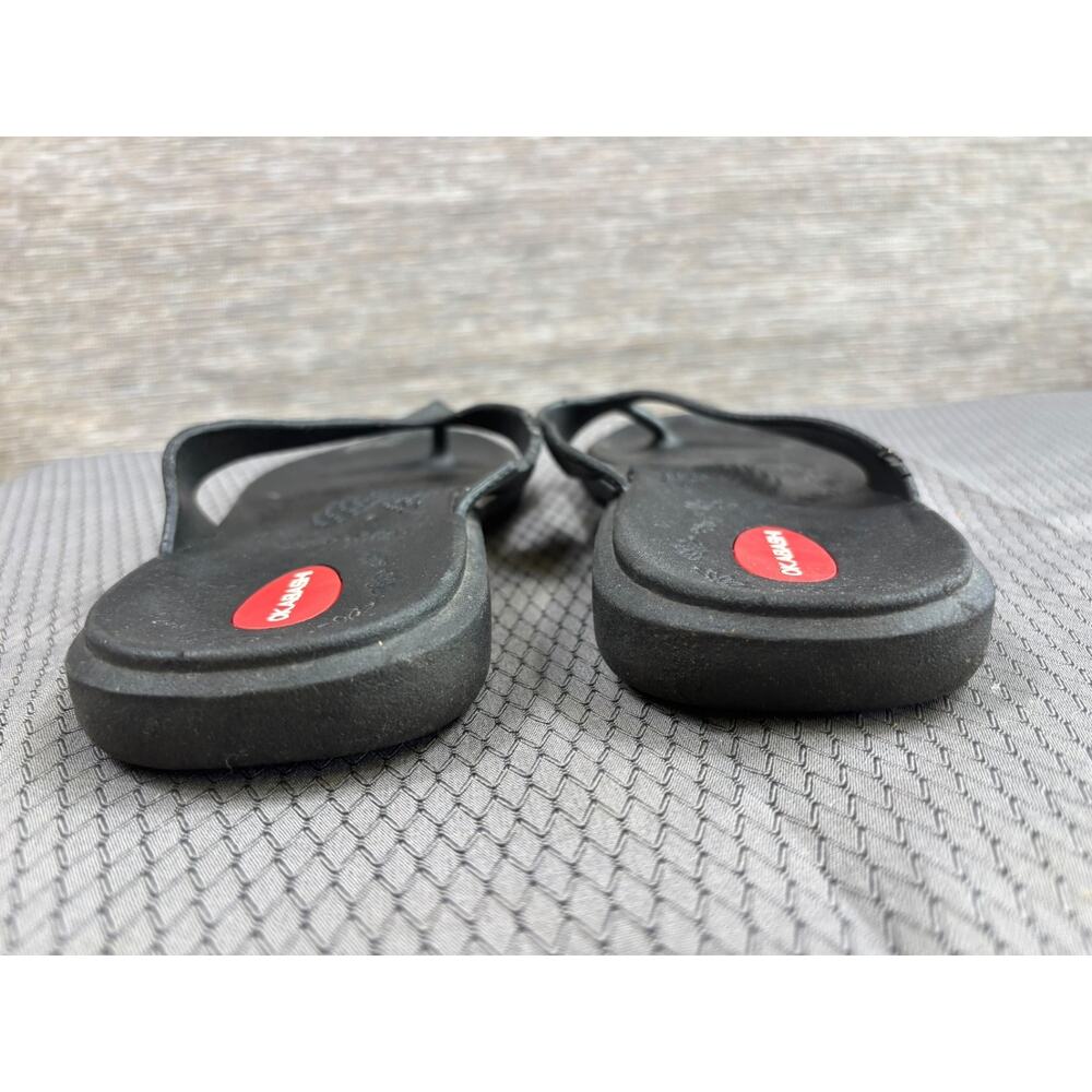 Okabashi Voyager Women's Flip Flops Sandals L (9.5-10.5) Black USA Made *READ - Picture 4 of 10